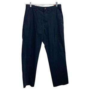 Volcom Weirder Pant Black Slim Tapered Chino 32 Skate Casual Y2K‎ Logo
